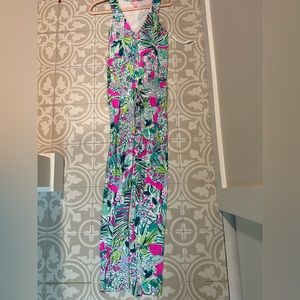 Lilly Pulitzer sleeveless jumpsuit.